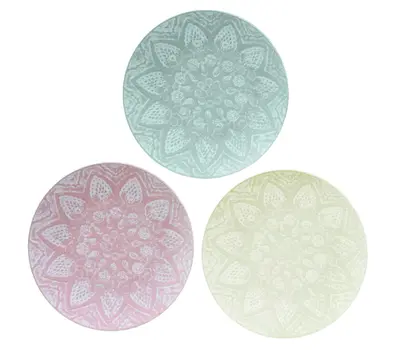 WOODEN BOWL ROUND LACE 3S 29*29