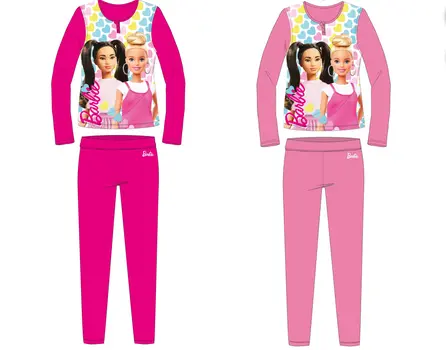 Barbie jersey cotton pajamas - pink - 116