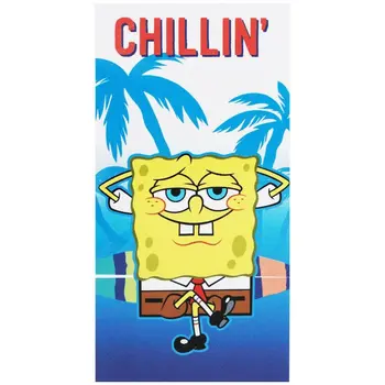 SpongeBob 100% cotton beach towel 70x140cm