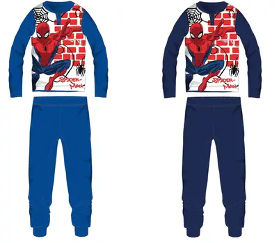Spiderman jersey cotton pajamas - navy blue - 122