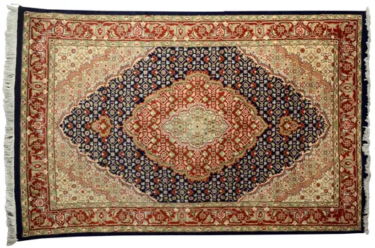 Handknotted Woolen Rustic Red Rugs