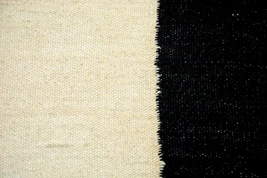 Handmade Black And White Rug Kilim