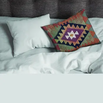 Kilim Fuscous Gray Pillow Cover