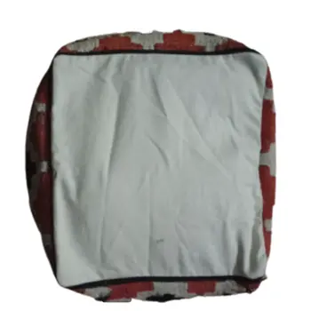 Woolen Japonica Kilim Pouf Cover