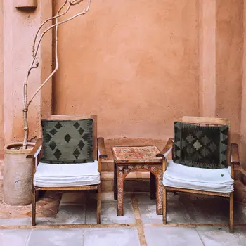 Kilim Handwoven Brown Cushion Cover