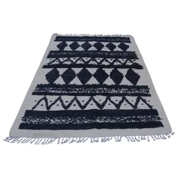 IKAT Nomadic Quill Gray Kilim Rug