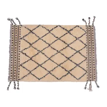 Moroccan Bone Genuine Woolen Rug