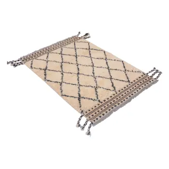 Moroccan Bone Genuine Woolen Rug