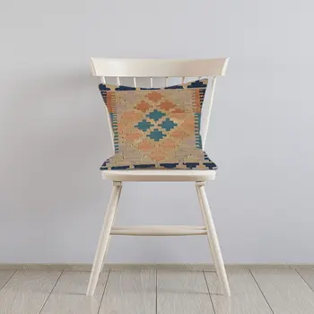 Kilim Handwoven Brown Cushion Cover