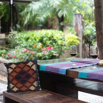 Kilim Handwoven Tamarind Cushion Cover