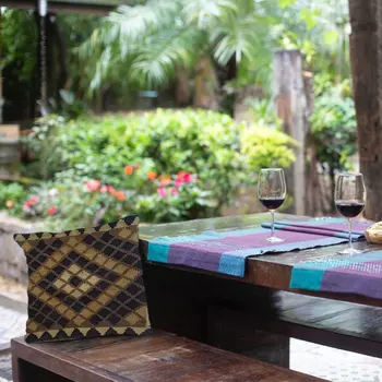 Kilim Handwoven Baltic Sea Cushion Cover