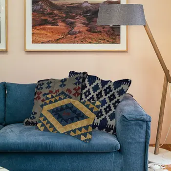 Kilim Handwoven Barley Corn Cushion Cover