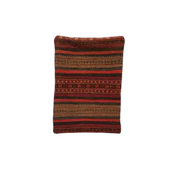 Baluchi Kilim Handwoven Iroko Cushion Cover