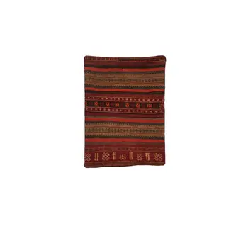 Baluchi Kilim Handwoven Merlot Cushion Cover