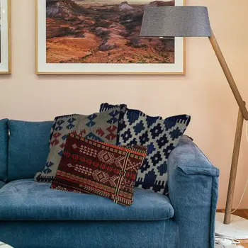 Baluchi Kilim Handwoven  Cork Cushion Cover