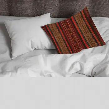 Baluchi Kilim Handwoven Iroko Cushion Cover