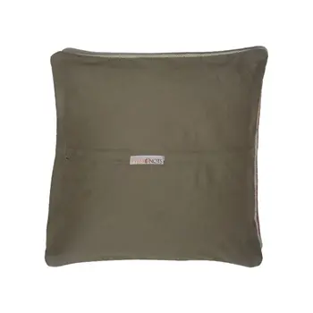Embroidered Woolen Pine Cone  Cushion Cover