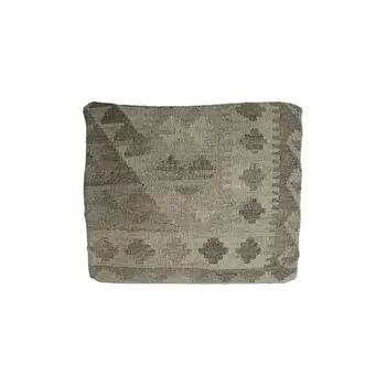 Kilim Handwoven Flax Smoke Cushion Cover