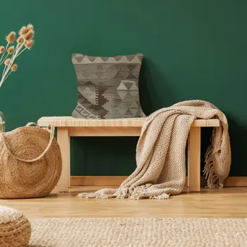 Kilim Handwoven Hemlock  Cushion Cover