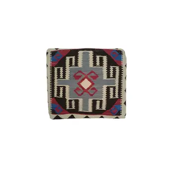 Kilim Handwoven Dark Sienna Cushion Cover