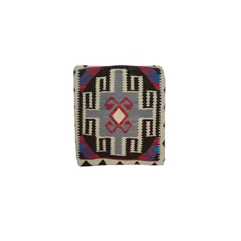 Kilim Handwoven Dark Sienna Cushion Cover