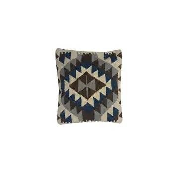 Kilim Handwoven Friar Gray Cushion Cover