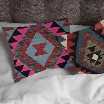 Kilim Handwoven Mocha Cushion Cover