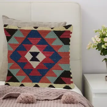 Kilim Handwoven Bunting Cushion Cover