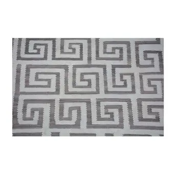 Modern Smokey Grey Kilim Rug