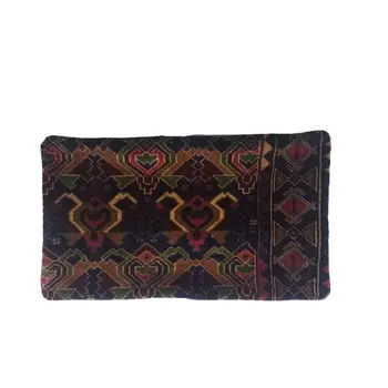 Kilim Handwoven Wine Berry Cushion Cover