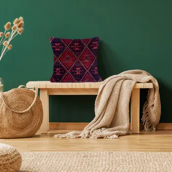 Kilim Handwoven Falu Red Cushion Cover