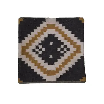 Kilim Handwoven Potters Clay Cushion Cover