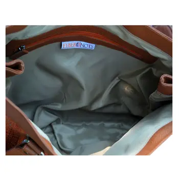 Kilim Leather Morocco Brown Bag