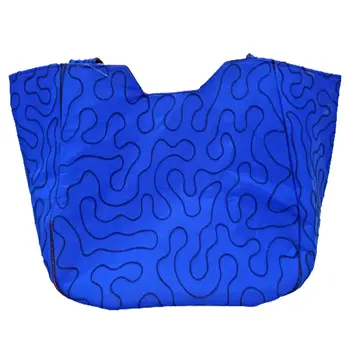 Handmade Antique Blue Stone Tote Bag