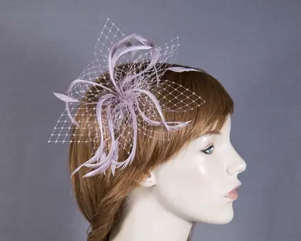 Dusty pink fascinator headpiece buy online in Australia