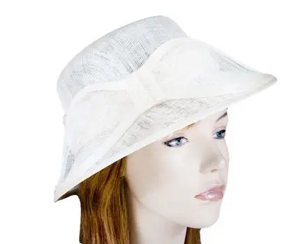Cream Ladies Fashion Bucket Hat for Ascot