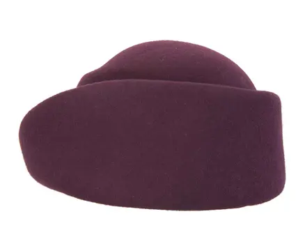 Unique wine ladies winter felt fashion hat