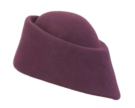 Unique wine ladies winter felt fashion hat