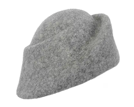 Unique grey marle ladies winter felt fashion hat