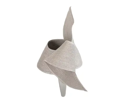 Modern silver fascinator by Max Alexander