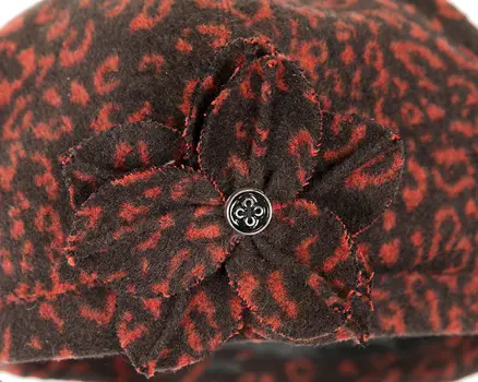 Rust winter ladies fashion beret hat Max Alexander J253R