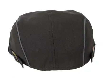 Soft black flat cap by Max Alexander