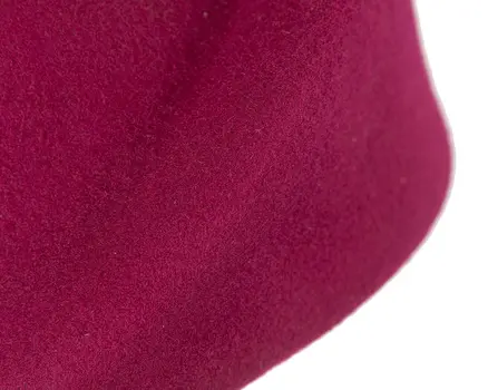 Unique fuchsia ladies winter felt fashion hat