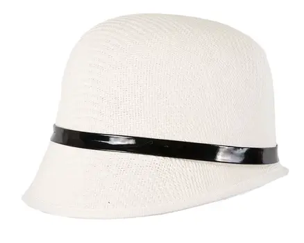 White ladies fashion cloche hat by Max Alexander