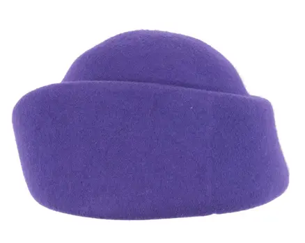 Unique purple ladies winter felt fashion hat