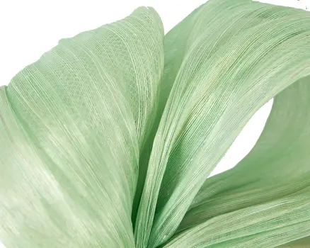 Exclusive mint green silk abaca bow by Fillies Collection