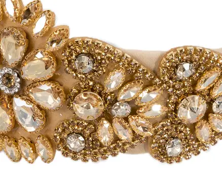 Gold jewellery fascinator headband