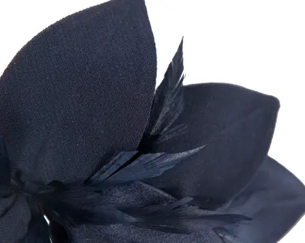 Navy Fascinator comb for Mother of the Bride special occasions 4786N