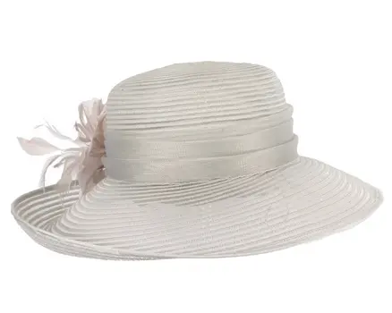 Silver ladies fashion hat