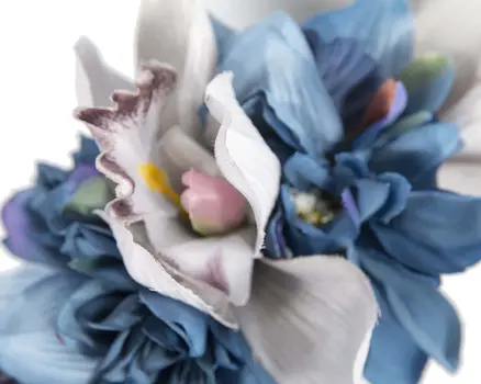 Hand made exclusive blue fascinator headband